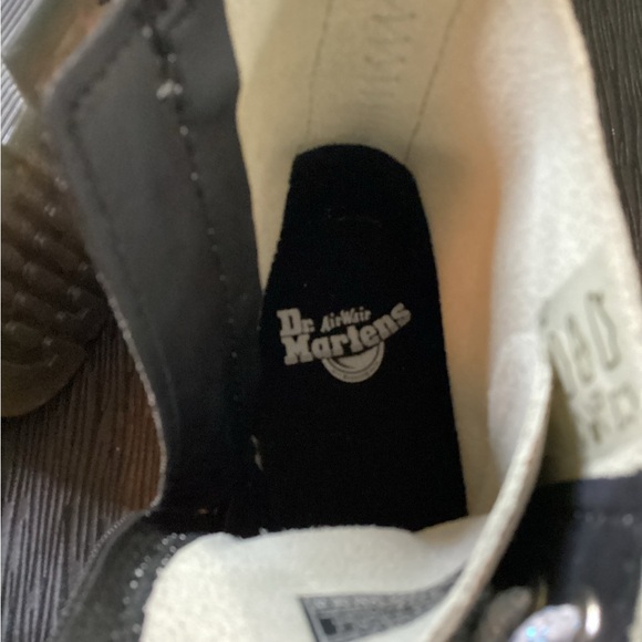Dr. Martens Black and White Lace-Up Boots - Picture 11 of 15